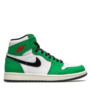 Pre- owned Jordan Air jordan 1 Retro High OG "lucky Green" size 7.5 women